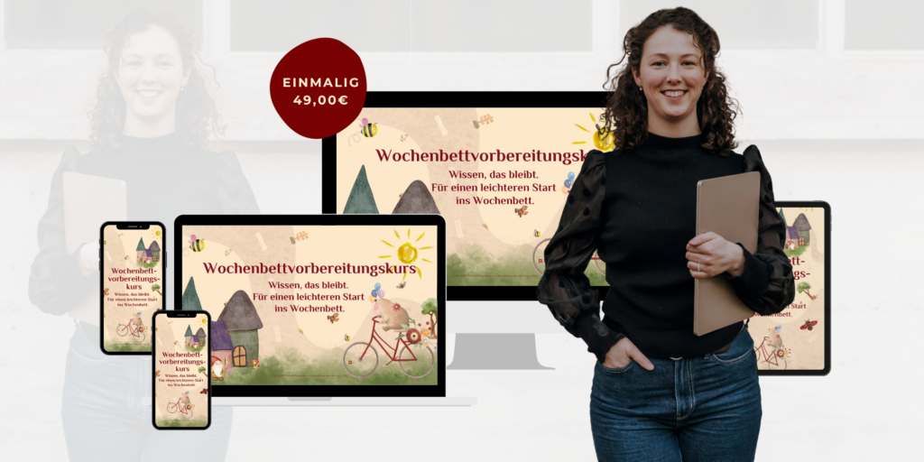Veronika Hilger Vroni Hilger, Wochenebettvorbereitungskurs -3h Mock up- Dein Wochenbett. Deine Ruhezeit. Deine Stärke.