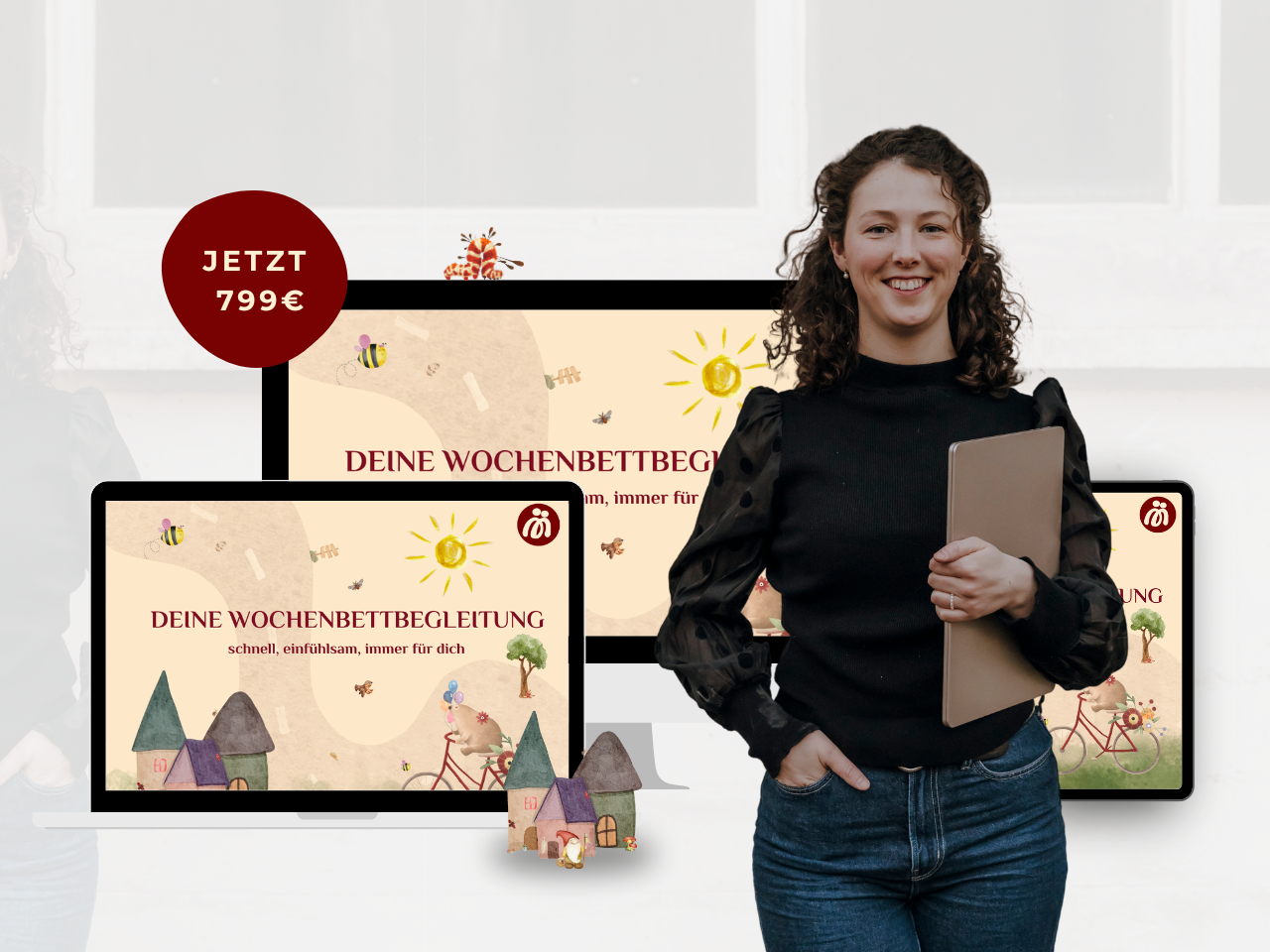 Wochenbett Beratung online – persönliche Begleitung per WhatsApp mit Veronika Hilger